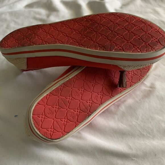 SEBAGO Red Fairway Skimmer Ballet Flat Shoes - Picture 3 of 4